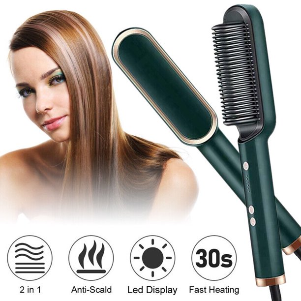 Fast Dry and Hair Straightener Brush
