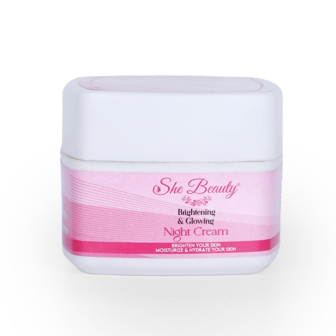 She Beauty, Dual Deal Night Cream With Whitening Serum