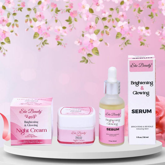 She Beauty, Dual Deal Night Cream With Whitening Serum