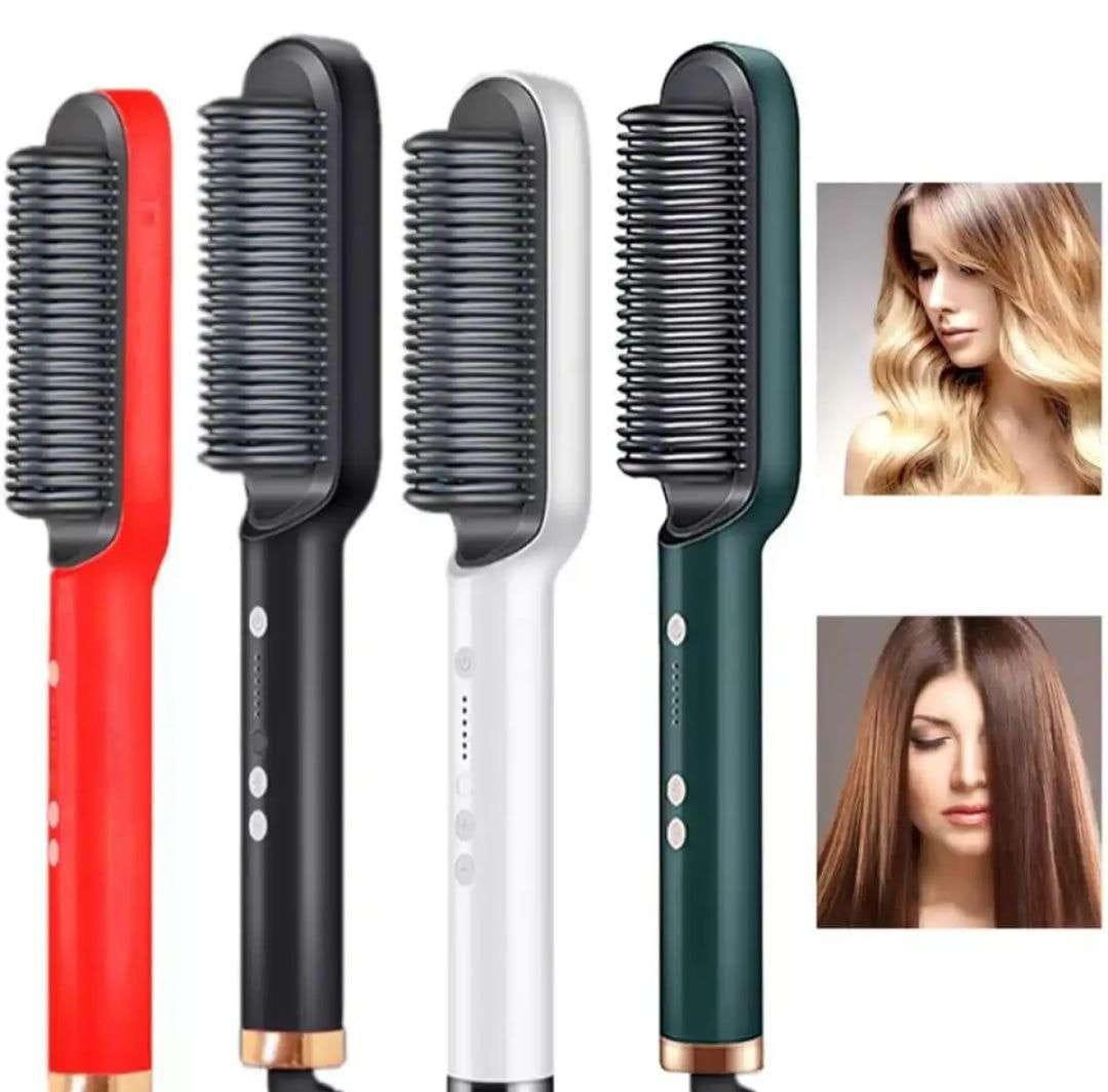 Fast Dry and  Hair Straightener Brush